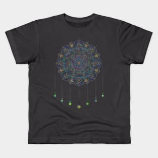 Labradorite Mandala Kids T-Shirt